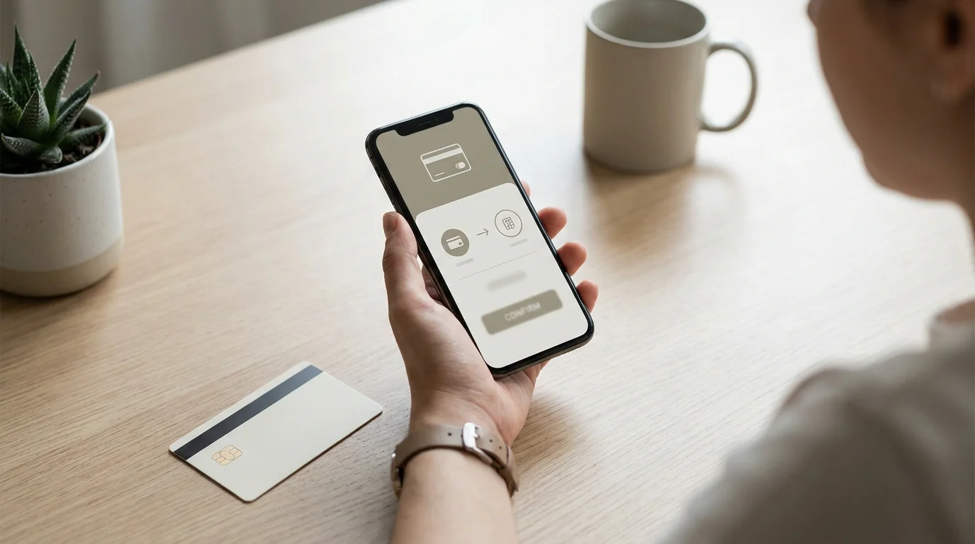 Prepaid-Karte und Smartphone für die 10-Euro-Einzahlung im Casino