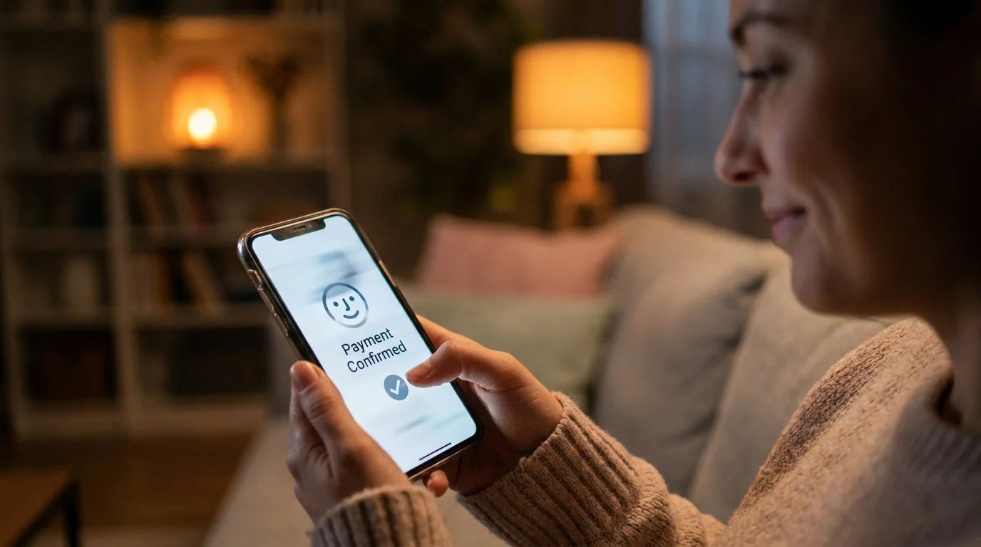Apple-Pay-Einzahlung im Casino per Face ID auf dem iPhone bestätigen
