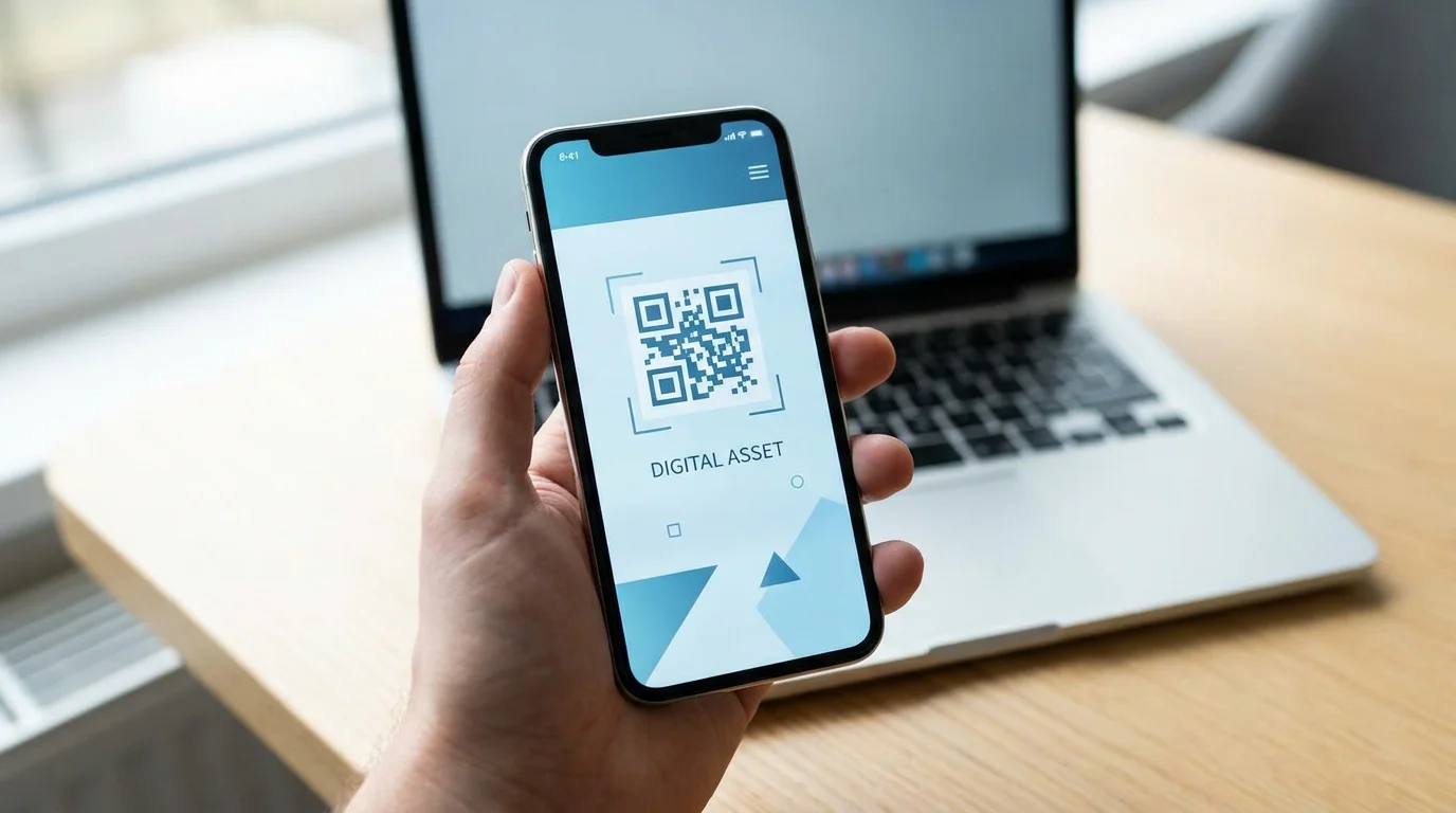 Einzahlung mit Cardano über eine Krypto-Wallet auf dem Smartphone