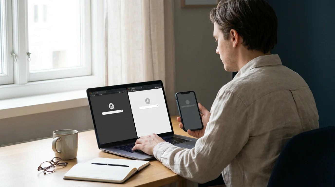 Vergleich der Online Casinos mit Handy-Einzahlung am Laptop