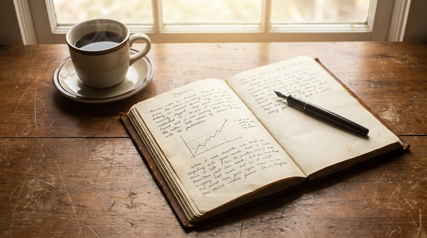 Handschriftliche Notizen zur Crash-Game-Strategie mit Budget und Ausstiegspunkt