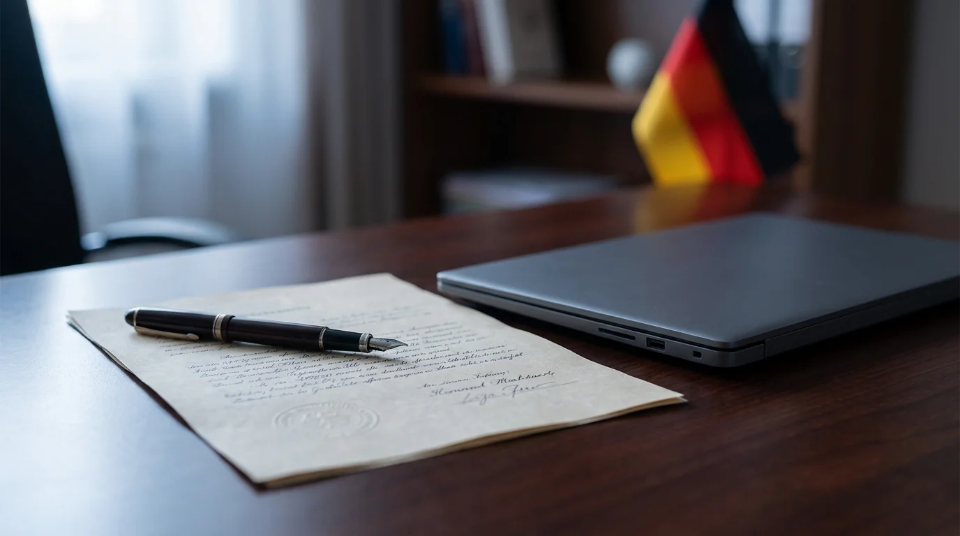 Deutsches Glücksspiel-Regelwerk mit amtlichem Stempel zur GGL-Lizenz