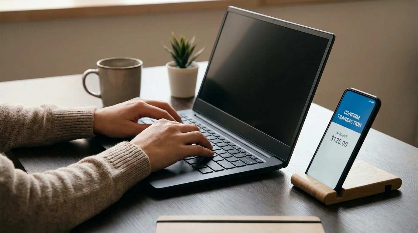 Einzahlung im Online Casino mit Jeton Schritt für Schritt am Laptop