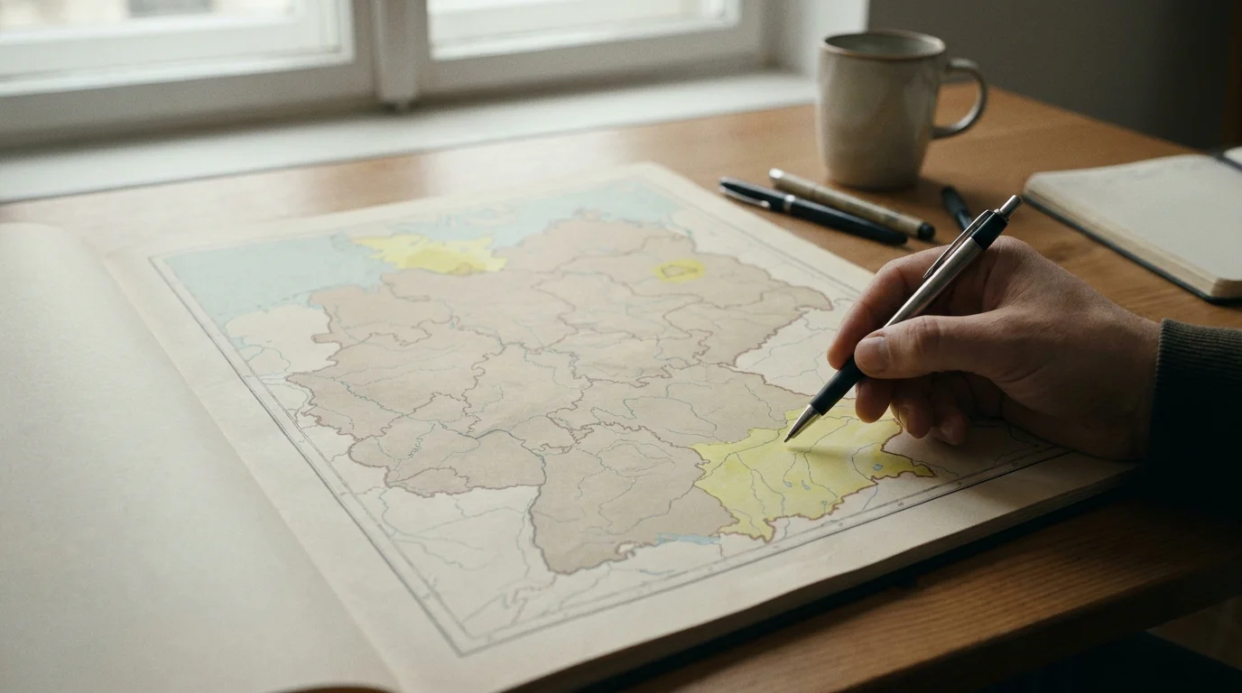Landkarte von Deutschland mit hervorgehobenen Regionen Bayern und Schleswig-Holstein