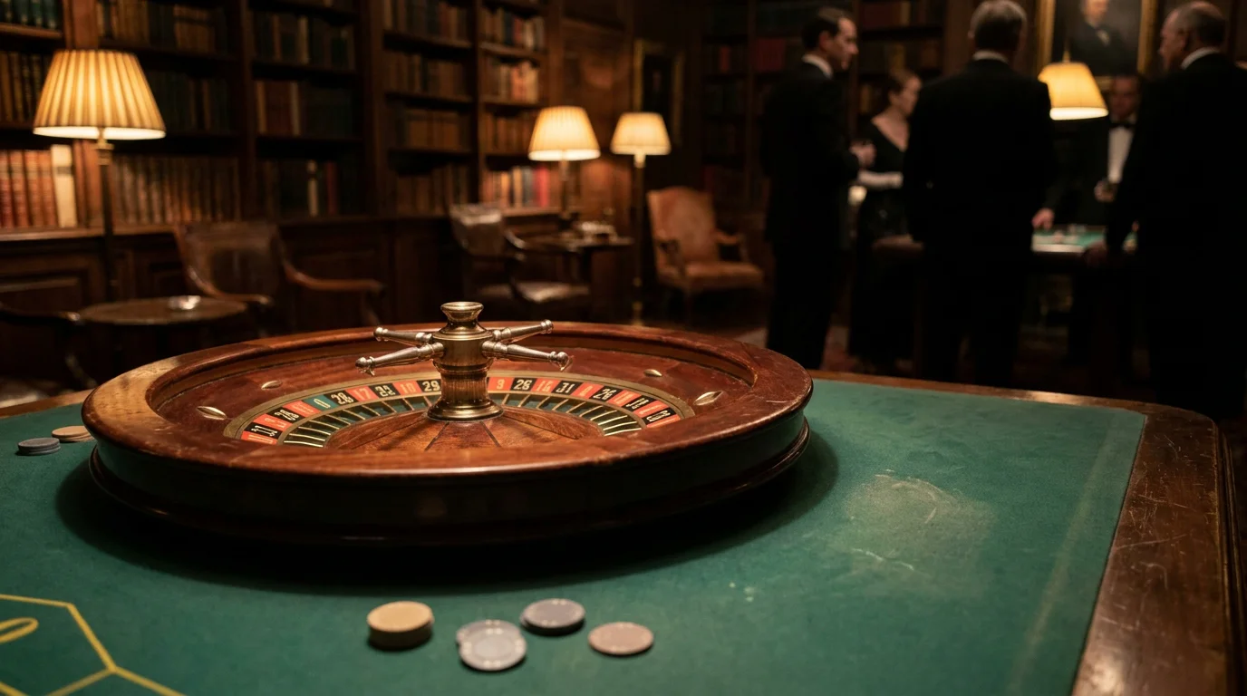 Roulette-Tisch als Sinnbild für das Live-Casino ohne OASIS