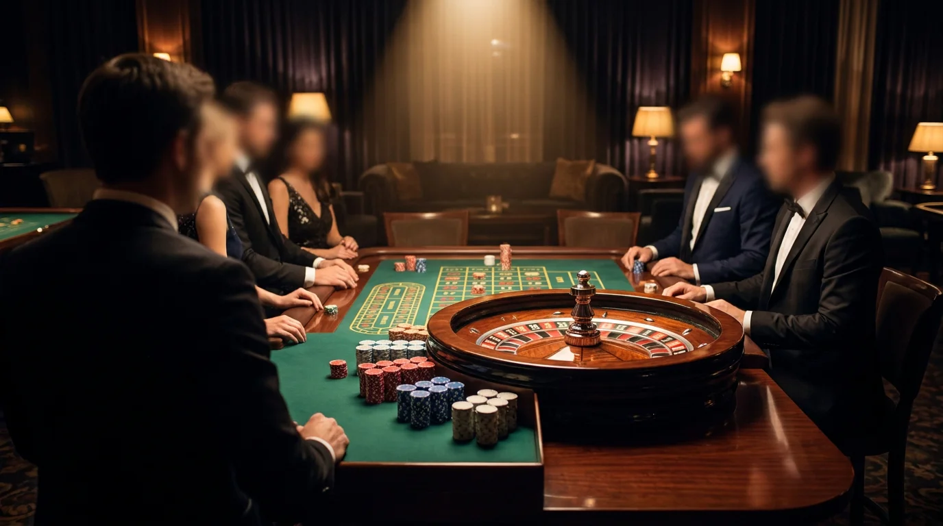 Live-Casino-Tisch mit Croupier als Angebot ohne deutsche Beschränkung