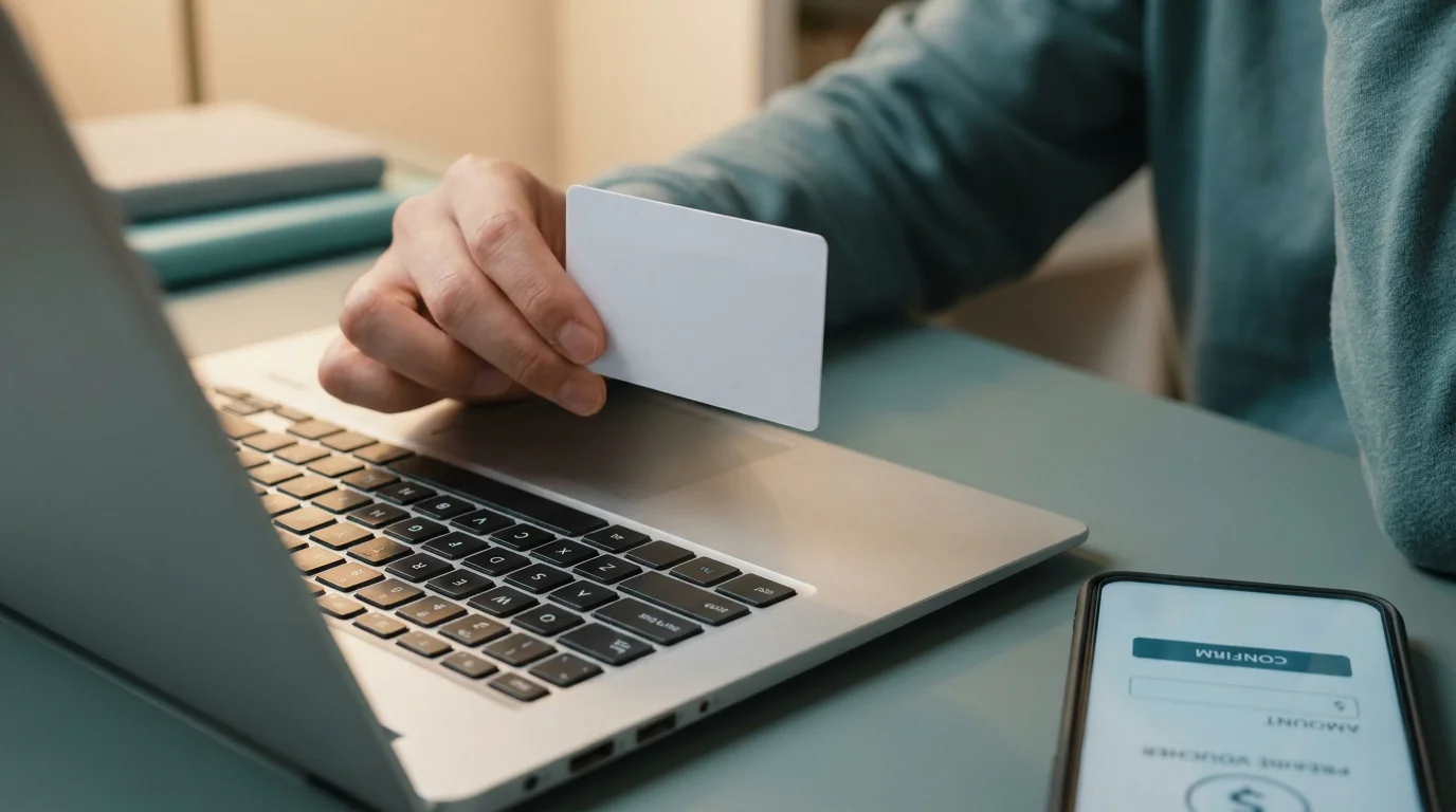 Paysafecard-Guthabenkarte für eine 20-Euro-Einzahlung im Online Casino