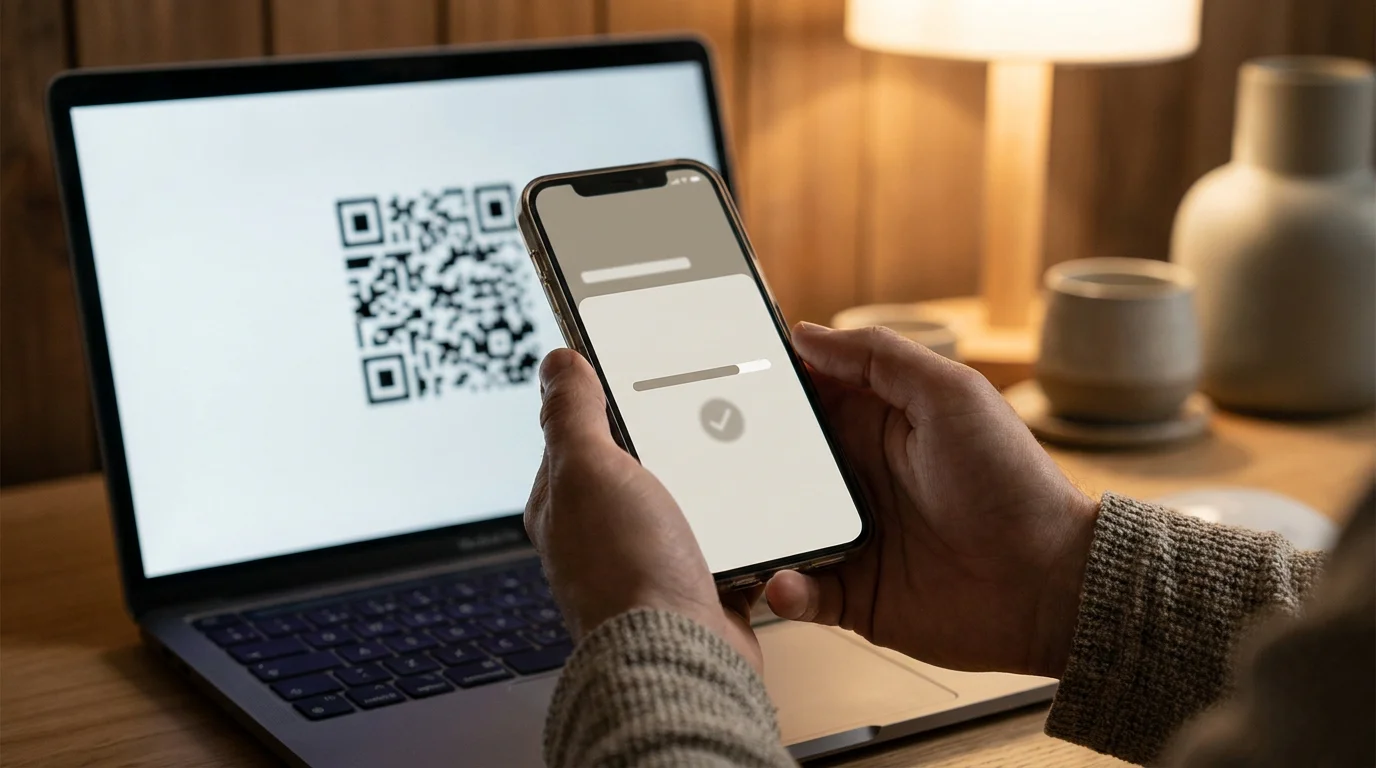 Einzahlung im Casino per PostFinance Pay mit QR-Code und App-Bestätigung
