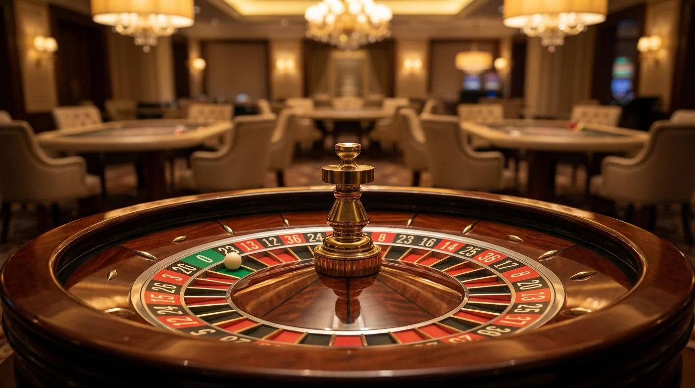 Europäischer Roulette-Kessel mit einer einzelnen Null für eine bessere Gewinnchance