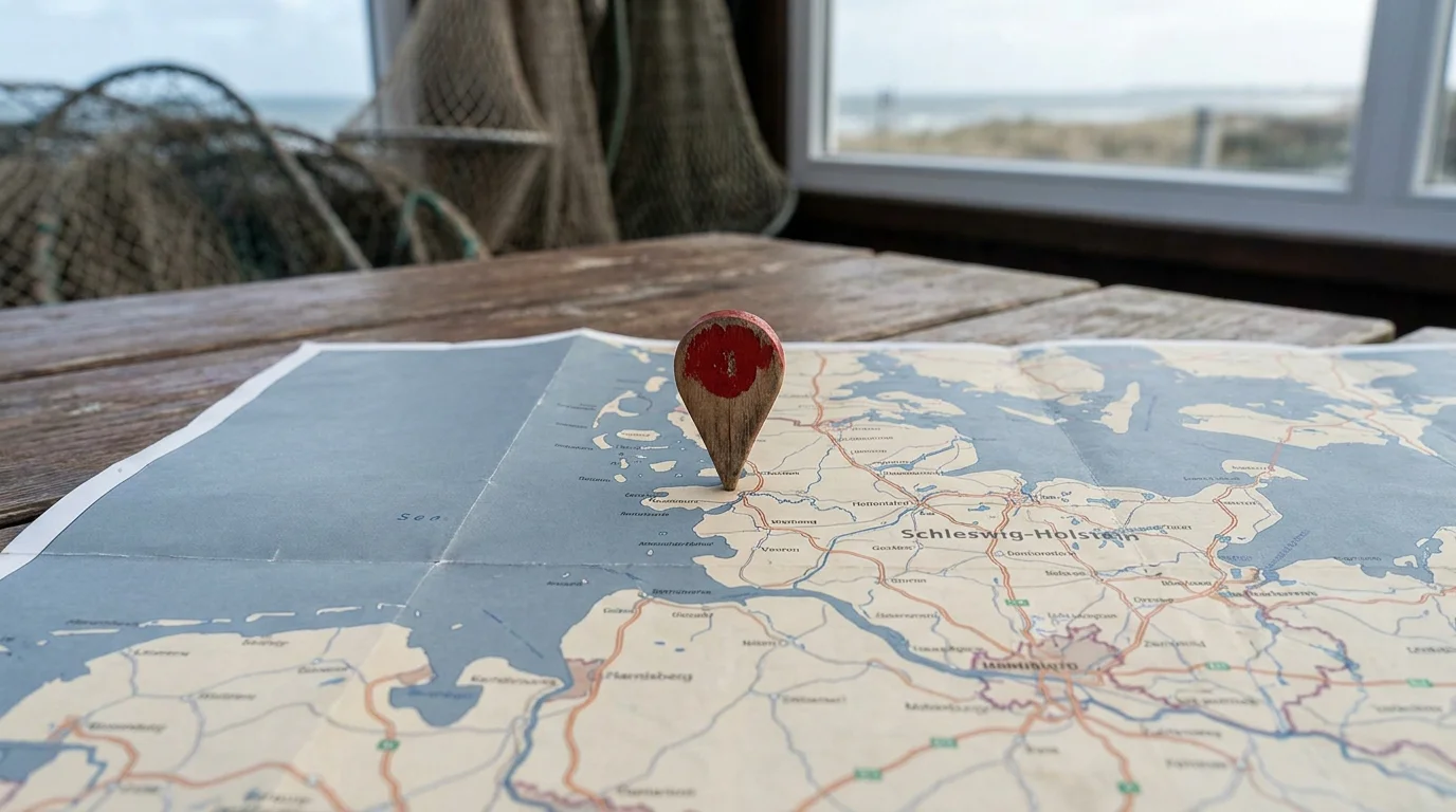 Regionale Karte Norddeutschlands als Symbol der Länder-Lizenz