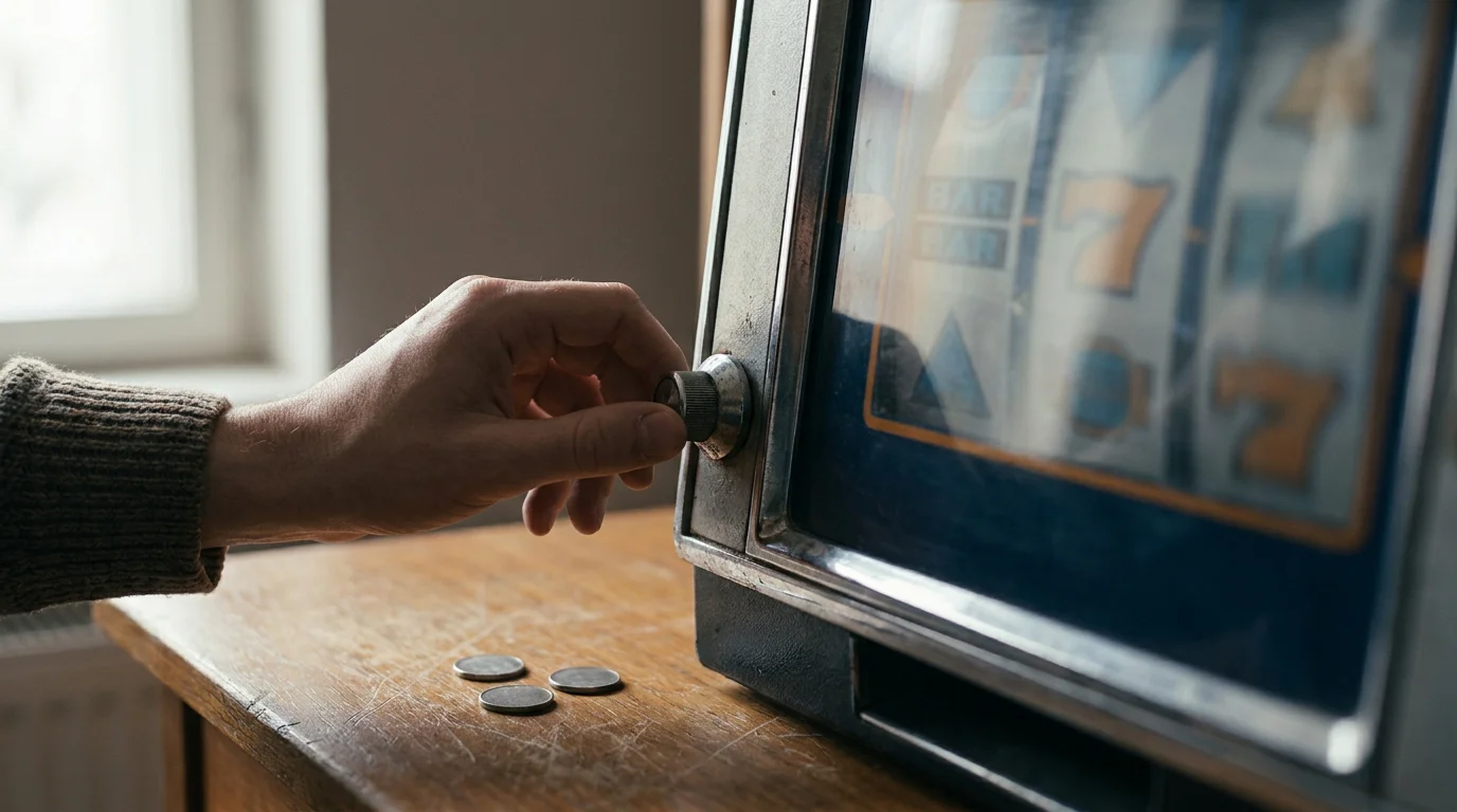 Spielautomat mit Minieinsatz ab 1 Cent, 5 Cent und 1 Euro pro Drehung