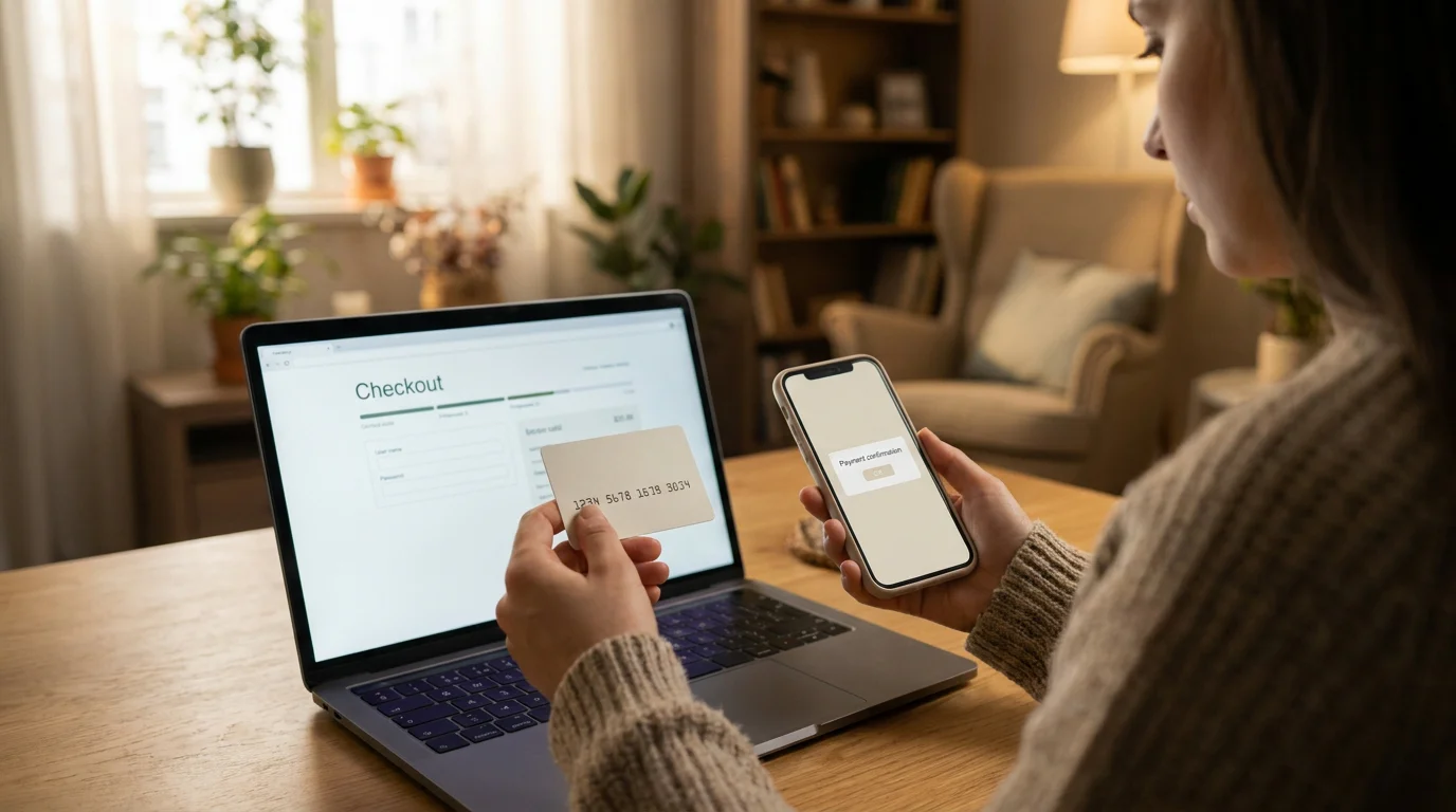 Erste Einzahlung für den Willkommensbonus per Paysafecard und PayPal am Laptop